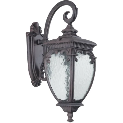 Image of Fleur Outdoor Wall Lantern Bronze Antique, IP44