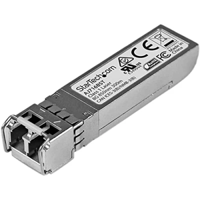 Image of StarTech.com HPE AJ716B Compatible SFP+ Module 8G Fiber Channel SW 8GbE Multi Mode (MMF) Optic Transceiver LC 300m 850nm DDM SN4000, SN6500, SN8600B (AJ716BST)