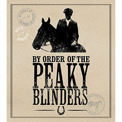 Image of Peaky Blinders Greetings Card By order of the Card, Multi, 7 x 6, PY030