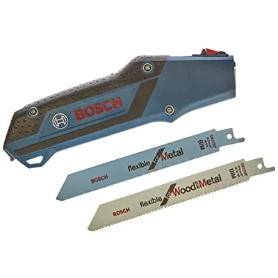 Image of Bosch Accessories 2608000495 Handle for Recip Saw Blades Including (1 x S 922 EF, 1 VF), Blue/Black/White