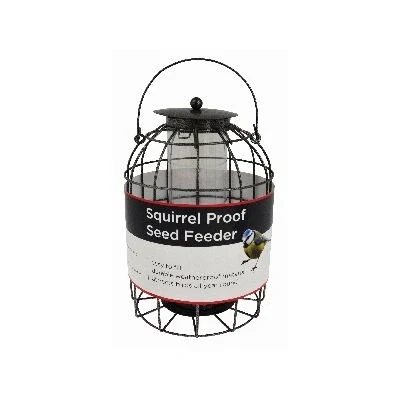 Image of Squirrel Proof Metal Seed Bird Feeder By Redwood