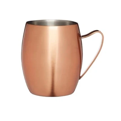 Image of BarCraft Copper Finish Double Walled Moscow Mule Mug