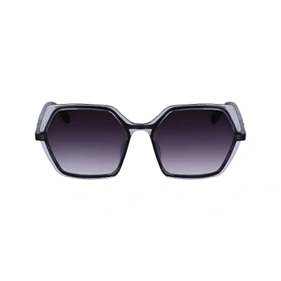 Image of Karl Lagerfeld KL6083S Sunglasses, 009 Black/Grey, 56