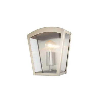 Image of Zink ARTEMIS Outdoor Curved Box Lantern Stainless Steel
