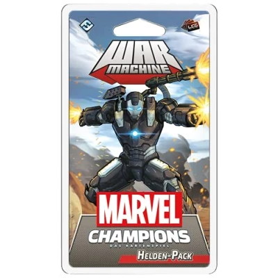 Image of Fantasy Flight Games, Marvel Champions: LCG War Machine, Hero Expansion, Expert Game, Card 1 4 Players, Ages 14+, 60+ Minutes, German