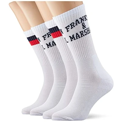 Image of FRANKLIN &amp; MARSHALL Socks C100868 White/Blue/Red 39 42