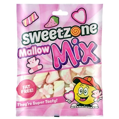 Image of Sweetzone Halal Compliant,Fat Free, Mallow Mix Bags, 140 Grams
