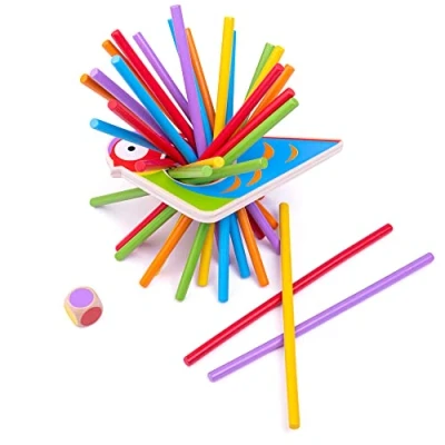 Image of Bigjigs Toys, Peck Up Sticks, Wooden Pick Games For Kids, Sticks Game, Traditional Games, Childrens
