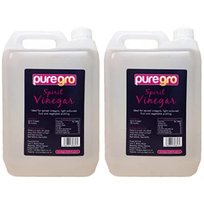 Image of Puregro White Spirit Vinegar, 5 litres (Pack of 2)