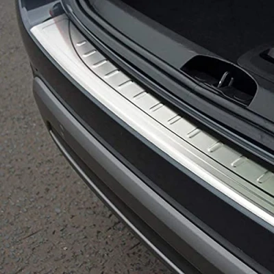 Image of Stainless Steel Rear Bumper Sill Protector for Nissan X Trail T32 2014 2015 2016 2017, Auto Trunk Scuff Collision Strip Anti Scratch Guard Cover Plate Trim, Car Accessories