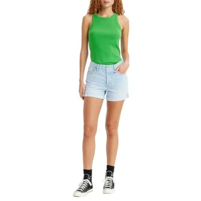 Image of Levi&#039;s Women&#039;s 501® Rolled Short Denim Shorts, Glaring, 26W
