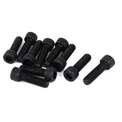 Image of Sourcingmap 1.5mm Pitch M10 x 35mm Cap Head Hexagon Socket Key Screws Bolts 10 Pcs