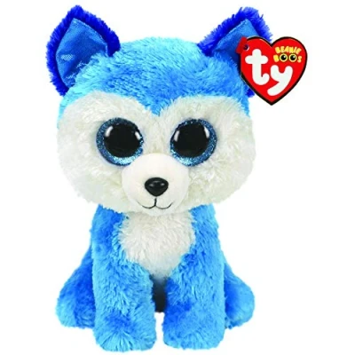 Image of Ty UK Ltd 2005086 Prince Husky Med Beanie Boos Plush Animal, Multicolor, 24cm
