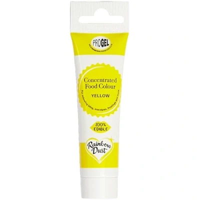 Image of Rainbow Dust ProGel Yellow Food Colouring 25g