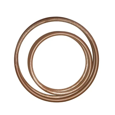 Image of Linic Products UK Made Bag/Purse Handles, Plastic, Round, Brown, Set of 2 Pairs, 1 Large, Small, Macrame, Sewing (S7798). Free Postage.