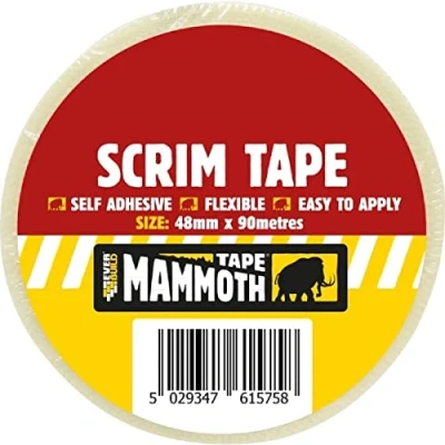 Image of Everbuild Mammoth Scrim Tape, Yellow