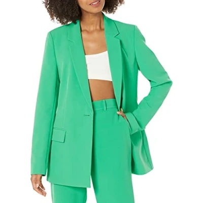 Image of The Drop Women&#039;s Blake Long Blazer, Jade, S