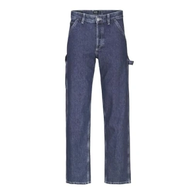 Image of JACK &amp; JONES Men&#039;s Jjieddie Jjcarpenter SBD 316 Noos Jean Pants, Blue Denim, 34 W/32 L