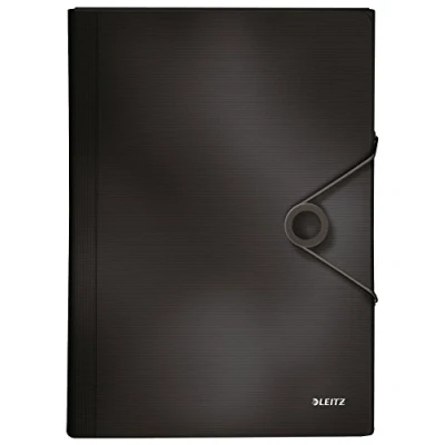 Image of Leitz Solid Project File Polypropylene A4 Black