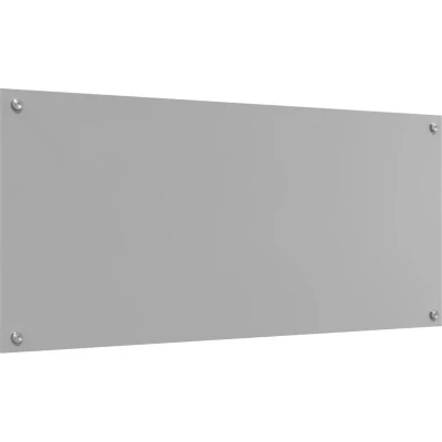 Image of vidaXL Kitchen Backsplash Light Grey 110x50x0.6 cm Tempered Glass