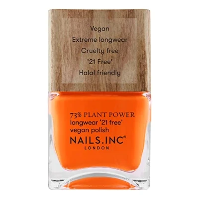 Image of Nails Inc Nails.INC 73% Plant Power Earth Day Every orange 14ml