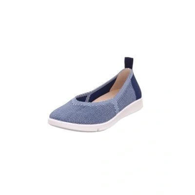 Image of Legero Women&#039;s Lucca Ballet Flats, Indacox (Blue) 8600, 8.5 UK