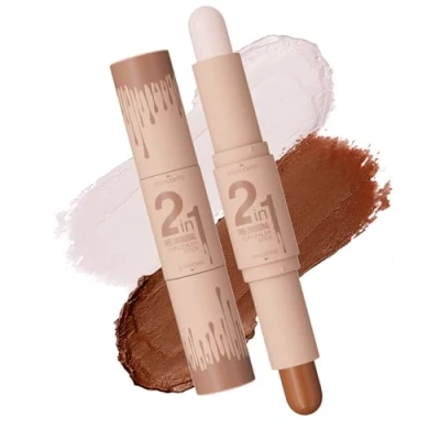 Image of 2 In 1 Double Head Makeup Sticks Highlighter Stick Contouring Blendable Pen For 3D Face