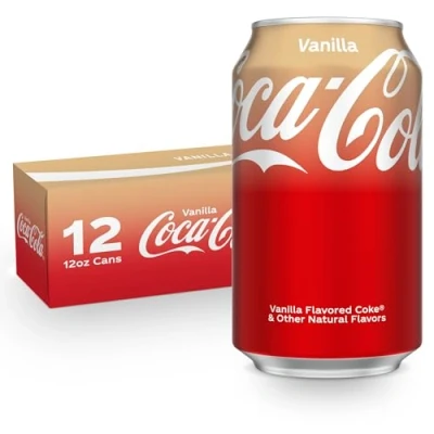 Image of Coca Cola Vanilla 12 Pack Of 355Ml Cans