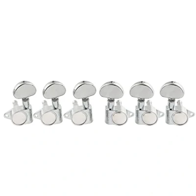 Image of Wilkinson WJ303 3L3R Guitar Tuners Machine Heads 1:19 Ratio Tuning Pegs Keys for Epiphone USA Les Paul SG Electric or Acoustic Guitar, Chrome