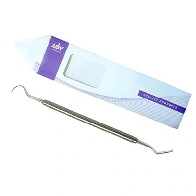 Image of Hook Pick Double Ended Oral Hygiene Explorer Stainless Steel Teeth Cleaning Student Tool Tooth Picks Metal