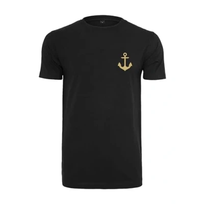 Image of Mister Tee Captain Print Tshirt, Men&#039;s, Size: XXL, Black