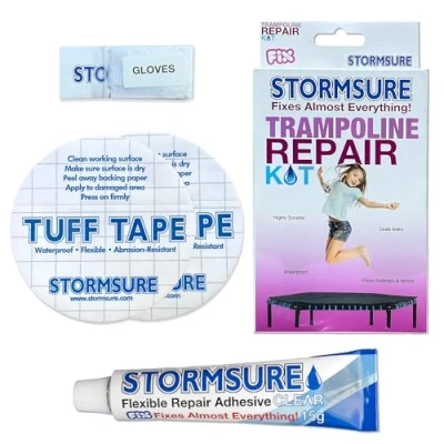 Image of Stormsure Trampoline Repair Kit Extend Life of Your Mat with a Strong Durable