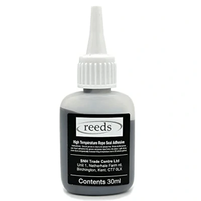 Image of Reeds Heat Resistant Stove Rope Glue Black 30ml