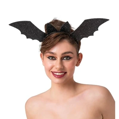 Image of Wicked Costumes Adult Vampire Bat Headband Fancy Dress Accessory