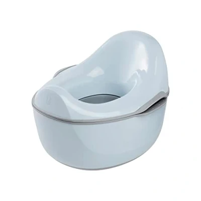 Image of keeeper Baby Potty Deluxe 4 in 1, + Toilet seat Stool Wet Wipe Dispenser, from Approx. 18 Months to Years, Kasimir, Blue