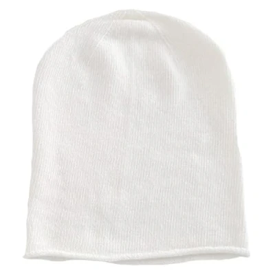 Image of Mississhop Knitted Cashmere Beanie Hat Slouch/XXL Scarf/Gloves Wool Cashmere, Cream_hat, One Size