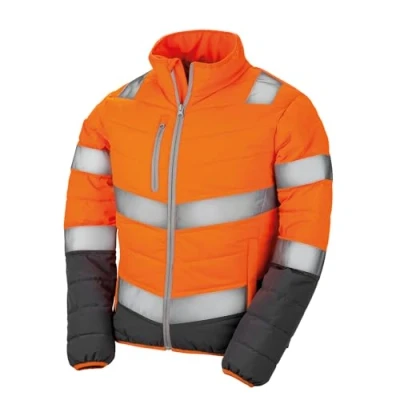 Image of Result Safeguard Womens Safety Jacket, Fluorescent Orange, Large. R325F