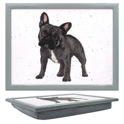 Image of Lesser &amp; Pavey Cushioned Lap Tray Lovely Trays With Padded Cushion, Perfect For Eating On The Sofa Frenchie Homes Sarah Boddy
