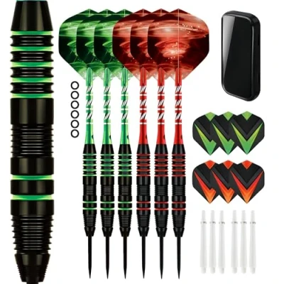 Image of Concealment Express saiyuanxing Steel Point Dart，22g Darts Set，Professional Metal Dart, Aluminum Axis Dart with Additional Wings, for Board, Professional and Beginner Set