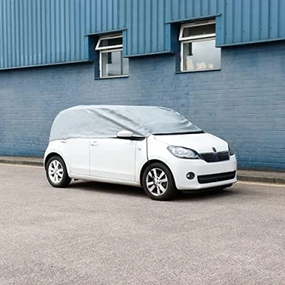 Image of Motionperformance Essentials Small Water Resistant Car Top Cover Grey Frost &amp; Winter Protector