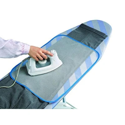 Image of Wenko 1097843100 Meshed Ironing Cloth avoids Pressure Marks and Shiny Patches, Plastic Polyester, Transparent