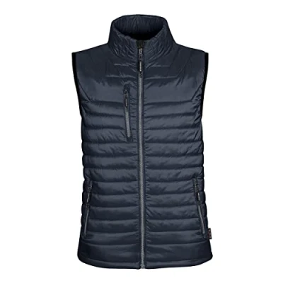 Image of Stormtech Men&#039;s Gravity Thermal Bodywarmer Vest, Navy/Charcoal, M