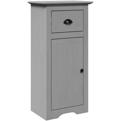 Image of vidaXL Bathroom Cabinet BODO Grey 44x30x90 cm