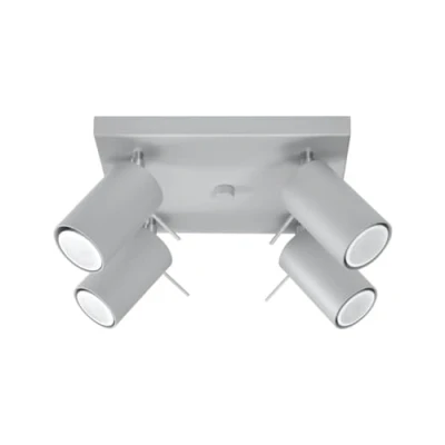 Image of Ring 4 Light Spotlight Cluster Grey, GU10