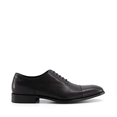 Image of Dune London Mens SECRECY Lace Up Oxford Shoes Black Leather (archived) Size UK 12