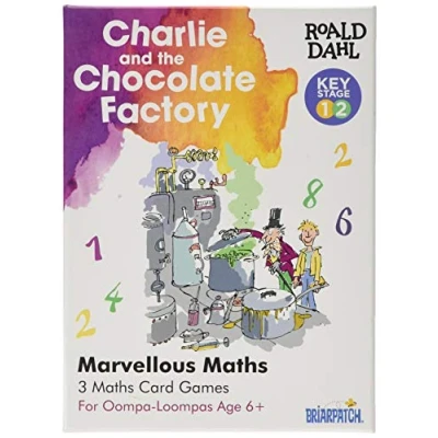 Image of Roald Dahl 7375 Charlie and The Chocolate Factory Marvellous Maths Game,multicolor
