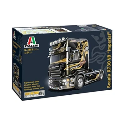 Image of Italeri ITA3883 553883 510003883 Scania R730 V8 Topline Imperial Plastic Model kit, Various
