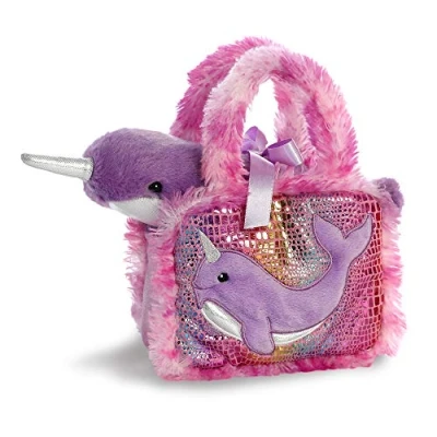 Image of AURORA Fancy Pal Narwhal 8In 32826 Purple