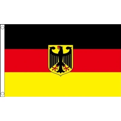 Image of 5ft x 3ft (150 90 cm) Germany German State Eagle 100% Polyester Material Flag Banner Ideal For Pub Club School Festival Business Party Decoration