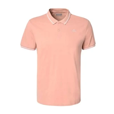 Image of Kappa Men&#039;s Ezio Corporate Man T Shirt, Pink/White, S